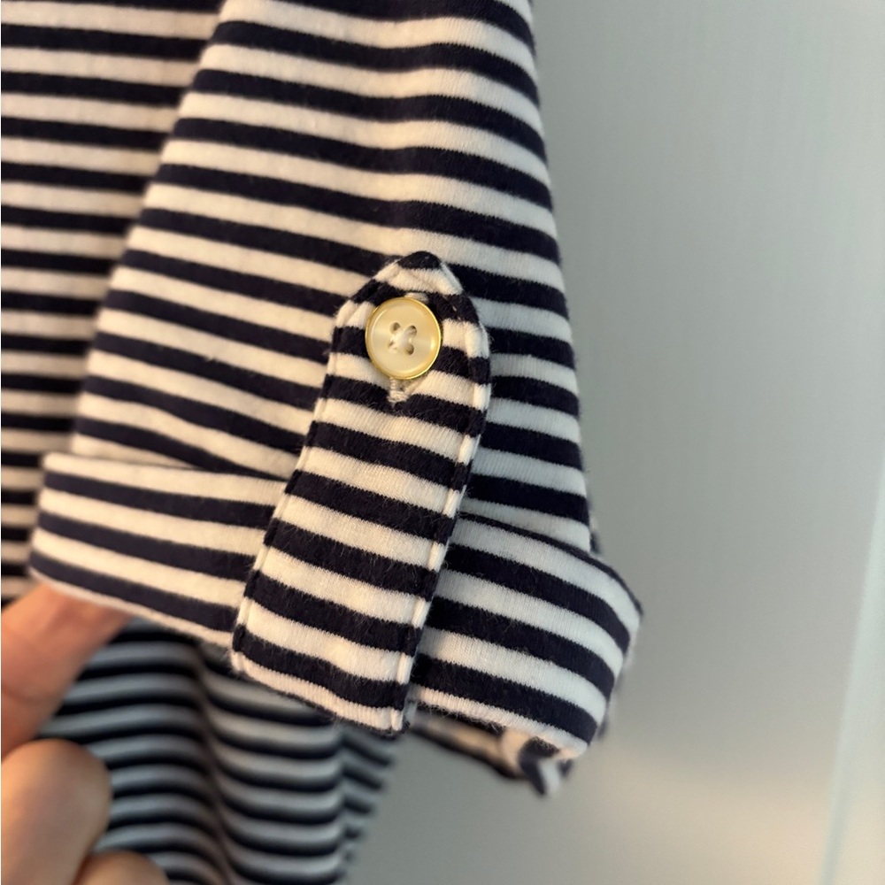 Southern Tide Abigail Nautical Striped Navy and White Women's Dress - Picture 3 of 7